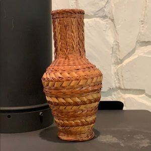 Boho Wicker Vase